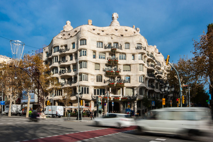 Casa Milà La Pedrera巴塞罗那安东尼Gaudí