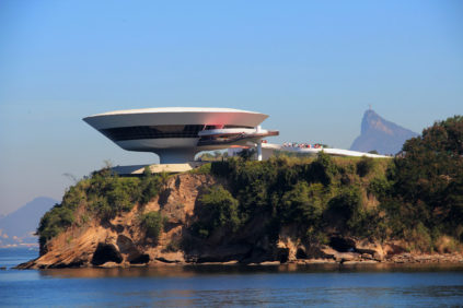 Il Museo di Arte Contemporanea di Niterói di Oscar Niemeyer a里约热内卢de Janeiro