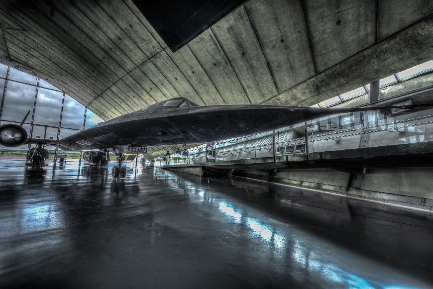 美国航空博物馆达克斯福德，洛克希德SR-71黑鸟