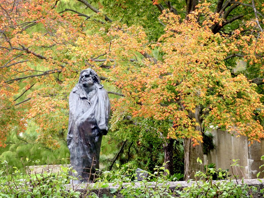 赫希洪博物馆展出,华盛顿特区,与罗丹的雕塑花园
