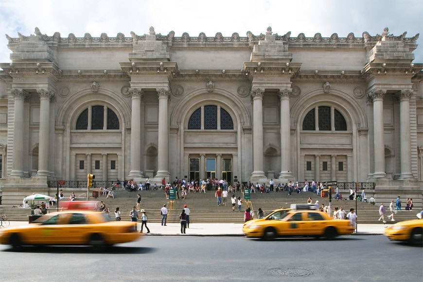 大都会艺术博物馆纽约第五大道外立面