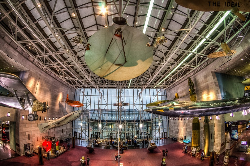 史密森尼国家航空航天博物馆华盛顿特区内部