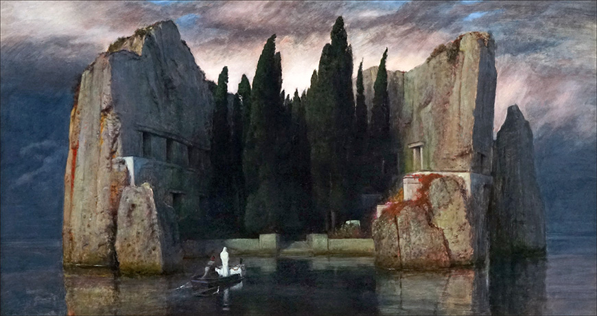 阿诺德Böcklin，死亡之岛，老国家公园，柏林
