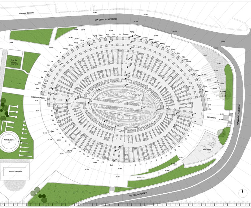 Colosseum-Flavian-Amphitheater-Rome-plan