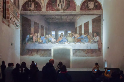 列奥纳多·达·芬奇的《最后的晚餐》，圣玛丽亚，米兰