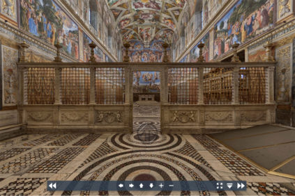 梵蒂冈博物馆虚拟参观西斯廷教堂