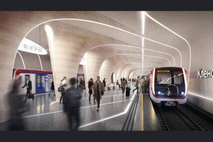 Il progetto di Zaha Hadid Architects per la stazione 2 di Klenoviy Boulevard a Mosca