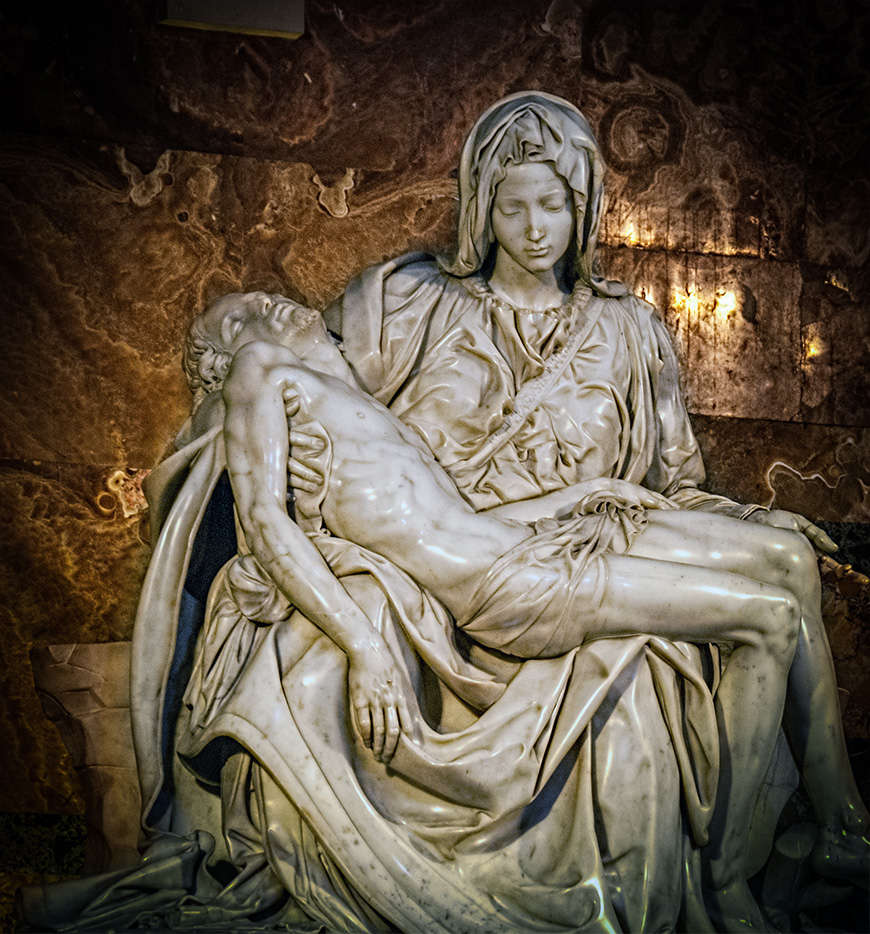 Pietà米开朗基罗，圣彼得大教堂，罗马