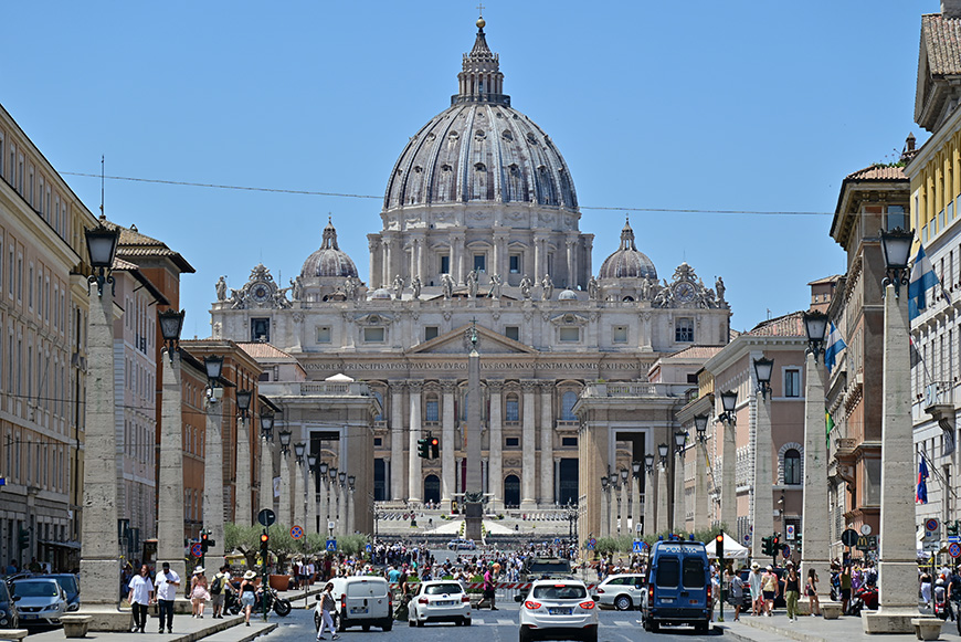 圣彼得大教堂，罗马，外观3