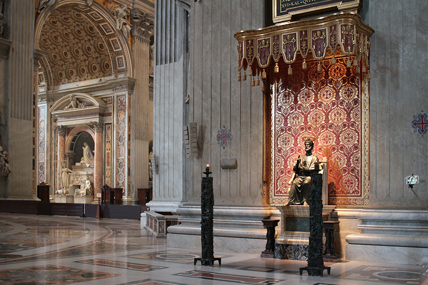 圣彼得雕像，阿诺尔福迪坎比奥，圣彼得大教堂，罗马
